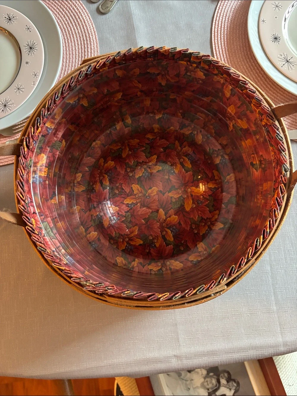 Longaberger 1995 Shades of Autumn Basket
